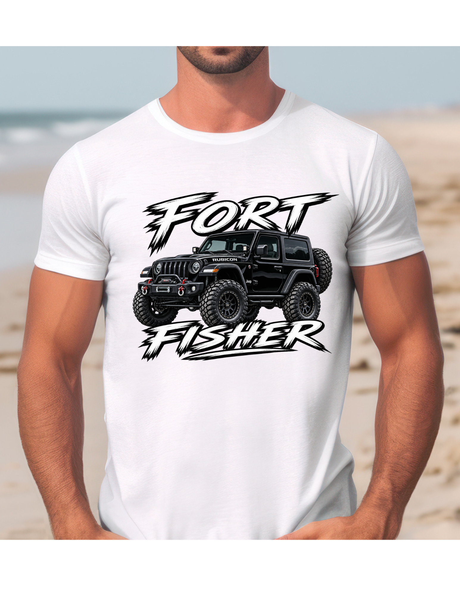 Single Door Black Jeep T-shirt