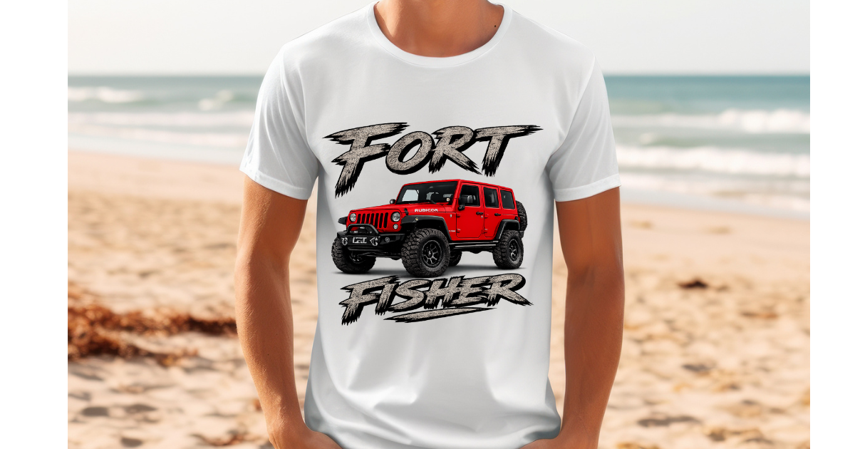 Red Jeep T-shirt